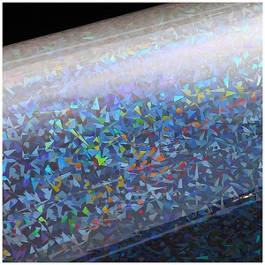 330mm*200m Soft 3D Hologram Transparent PET BOPP Hot Thermal Lamination Film Roll Broken Glass Holographic Transparency <strong>Computer</strong> - Product Image 2