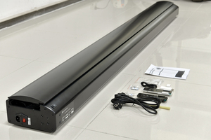 Écran de projection ALR motorisé portable 4K de 92 pouces 16:9 pour home cinéma, nouvelle génération, à déroulement vertical - Product Image 2