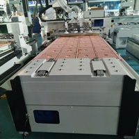 Ligne de traitement du bois CNC économique pour le perçage et la découpe, machine de nesting CNC KS12 à haute rigidité avec changeur d'outils linéaire CE