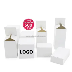 Manufactory Groothandel Op Maat Gemaakte Logo Bedrukte Papieren Verpakkingsdozen Bulk Witte Kartonnen Papieren Dozen Chemische Medicijnverpakking