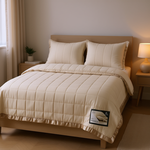 Edredón Extra Grande Alternativo a Plumón, Acolchado, de Poliéster, Rectangular, para Todas las Estaciones, Estilo Minimalista - Product Image 2