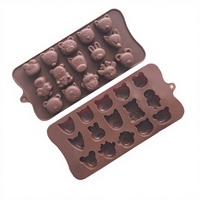 Moules à pâtisserie en silicone antiadhésifs écologiques de haute qualité, 15 cavités, forme carrée 3D, lavables au lave-vaisselle, marque ZT