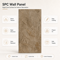 Panneaux muraux en PVC SPC - Imperméables, ignifuges, décoration murale moderne pour salle de bain, utilisation domestique, projets d'intérieur, solutions personnalisées
