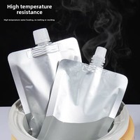 Emballage cosmétique personnalisé rechargeable, étanche et résistant à l'humidité, pour pochette à bec verseur, format stand-up pour le stockage