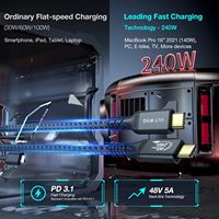 SYONG 240W USB4 Cable 40GBps Transmisión de datos 8K 60Hz HD Extensión para Thunderbolt 4 MAC Super Fast 240W PD Computadoras de carga