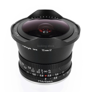 TTArtisan เลนส์กล้องฟิชอายปรับโฟกัสได้7.5มม. F2.0,เลนส์กล้องสำหรับ Sony E Fuji X Canon <span class=keywords><strong>M</strong></span>/R M4/3 <span class=keywords><strong>Nikon</strong></span> <span class=keywords><strong>Z</strong></span> <span class=keywords><strong>Leica</strong></span> L - Product Image 1