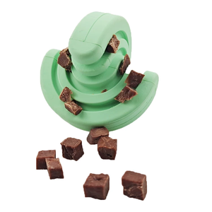 Balle à mâcher pour chien en caoutchouc naturel, cinétique, à roulement périodique, remplissable, résistante aux morsures, sûre, petites et grandes tailles - Product Image 1