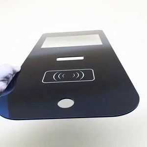 Cubierta de vidrio templado OEM para máquina de agua potable-resistente a los arañazos, control táctil, 20% vidrio ahumado 9H dureza, impresión UV - Product Image 2