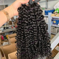 Extensiones de Cabello Humano Natural Negro Vietnamita Ondulado, Doble Trama, para Uso Diario