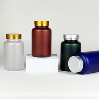 Bouteille en plastique personnalisée pour capsules de vitamines en PET, bouteille d'emballage pour compléments alimentaires en plastique