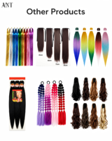 Vente en gros de tresses au crochet torsadées marron, pré-bouclées, en cheveux synthétiques doux, extensions de tresses pour femmes noires africaines