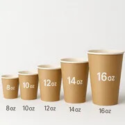 Gobelet en papier biodégradable de 2,5 oz pour café chaud et froid, imprimé sur mesure, de qualité alimentaire, pour Noël - Product Image 6