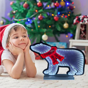 Новый дизайн неоновая вывеска, светодиодная неоновая вывеска с изображением белого медведя, бесконечности, неоновая вывеска для художественного декора стен - Product Image 5