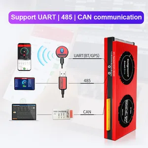 Deligreencs Smart Bms 4S 150A 200A 250A Met Ventilator Uart 485 Blue Tooth 12V Sneller Cooling LiFePO4 Batterij rv Elektrische Scooter