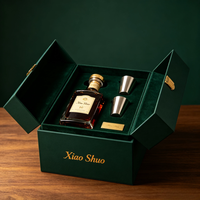Caja de Regalo de Cartón Rígido con Logotipo Personalizado de Lujo para Perfumes, Cosméticos, Aceites Esenciales, Botellas y Vino