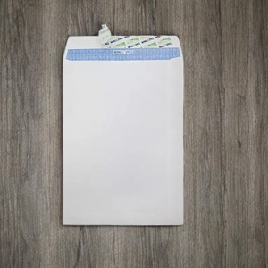 Secure Peel and Seal 6x9 Sobres de bolsillo de papel blanco C5 Certificado PEFC con opciones OEM para uso comercial - Product Image 1