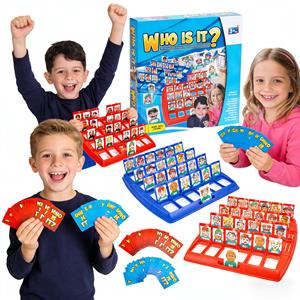 Juego de Mesa Familiar Educativo para Dos Jugadores, <span class=keywords><strong>Adivina</strong></span> Quién <span class=keywords><strong>Soy</strong></span>, Interacción Entre Padres e Hijos, Entrenamiento de Pensamiento Intelectual - Product Image 1