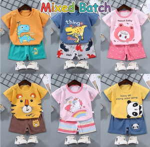 Profit King 48H พร้อมส่ง ชุดเสื้อผ้าเด็กขายส่งแบบคละไซส์ ชุดเซ็ตเสื้อยืดลายดอกไม้ กระโปรง สำหรับเด็กชายและเด็กหญิง จำนวนมาก - Product Image 5