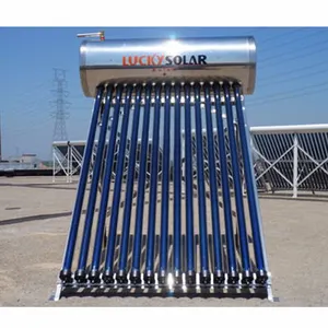 pressurized tubes solar water heater system