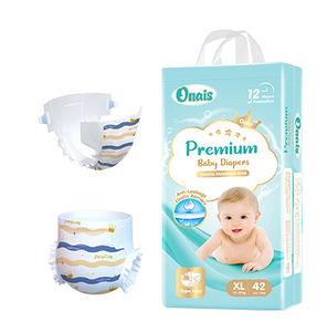 Échantillon <span class=keywords><strong>gratuit</strong></span>, prix de gros, couches pour bébé en tissu non tissé écologiques, anti-fuites 3D, haute absorption, jetables, pour l'apprentissage - Product Image 1