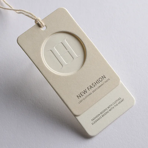 <strong>Custom</strong> White Brand Apparel <strong>Printing</strong> hang <strong>Tag</strong> <strong>Swing</strong> <strong>Tag</strong> for Clothing - Product Image 2