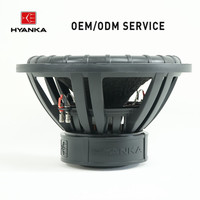 Subwoofer de voiture HYANKA BSP-15-2/4 15 pouces 1500W RMS 3000W de crête, directement de l'usine OEM pour l'amélioration des basses audio de voiture