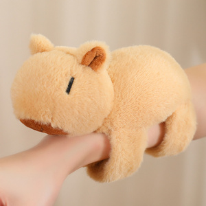 Capybara sang trọng tay Slap clap Vòng đeo tay đồ chơi Fluffy capybara Thú nhồi bông capybara Thú nhồi bông - Product Image 3