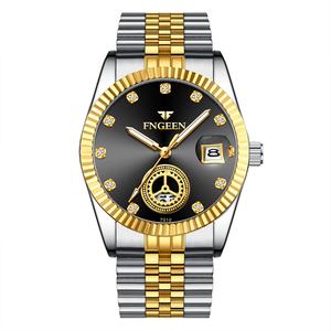 Reloj de Hombre de Negocios con Logotipo Personalizado de Alta Calidad, Reloj de Lujo a Prueba de Agua con Cristal de Cuarzo, Correa de Aleación de Acero Inoxidable - Product Image 5