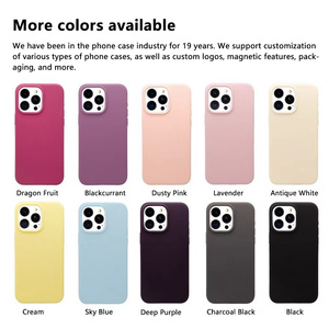 เคสโทรศัพท์ซิลิโคนเหลวแบบรักษ์โลก ปลอดสาร BPA ไร้กลิ่น นุ่ม ป้องกันอย่างดี สำหรับ iPhone 18 17 16 15 Pro Max - Product Image 5