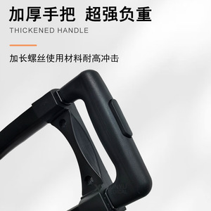 Varilla telescópica metálica negra de hierro para accesorios de cajas de herramientas, bolsas de audio y piezas de sillas de ruedas, con resorte, 2024 - Product Image 3
