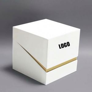 <b>Black</b> Cardboard Stamping Process Rectangle Slotted <b>Boxes</b> Gift Oblique Flip Aromatic Packaging Perfume Essential Oils - Product Image 1