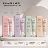 Krim Mata Peptide PDRN Label Pribadi Niacinamide 5% Sodium DNA Kolagen Tulang Rusa 30g Perawatan Bawah Mata OEM ODM