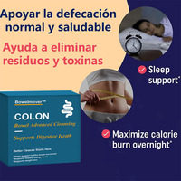 Nettoyage Quotidien Naturel à Base de Plantes - Complément Détoxifiant pour le Côlon et les Intestins, Aide à l'Énergie et au Soulagement de la Constipation, 30 Comprimés