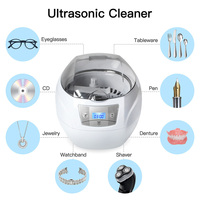 Nettoyeur à ultrasons Skymen ODM 750 ml pour outils à ongles, commande en gros, nettoyeur à ultrasons numérique pour bijoux, lunettes, bracelets de montre, têtes de rasoir