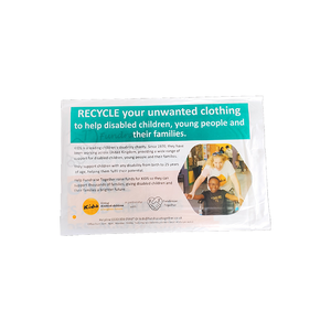 Sac de collecte caritative HDPE coloré Sac de collecte de vêtements d'occasion - Product Image 2