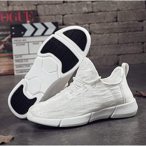 Giày Phát Sáng Với Đèn LED Đổi Màu. Sợi Quang Kháng. Vải Trắng, Đen Hoặc Hồng - Product Image 4