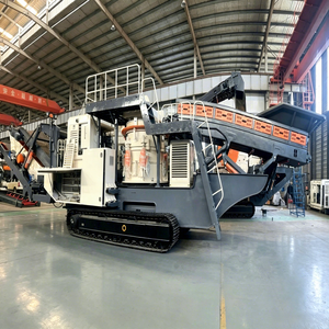 Frantoio a Cono Cingolato Cinese per Africa, Frantoio Mobile da 300t per Roccia e <span class=keywords><strong>Oro</strong></span> con Vaglio per Cave - Product Image 2