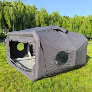 Forerunner 10 ㎡   Tenda Capsula Spaziale Nera e Grigia Senza Palo Centrale, Montaggio Istantaneo per <span class=keywords><strong>Glamping</strong></span> e Campeggio all'Aperto - Product Image 3