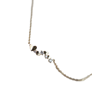 Collar de Plata de Ley 925 con Baño de Platino, Diseño de Mariposa y Serpiente con Circonita Cúbica, Estilo Princesa, para Mujer, Regalo, Oferta - Product Image 4