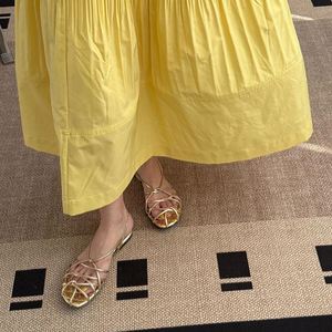 French Retro Thin Strap Woven Hollow Out Open Toe <b>Sandals</b> Women 2026 Summer Versatile <b>Flat</b> Roman <b>Sandals</b> Soft Sole Non slip - Product Image 5