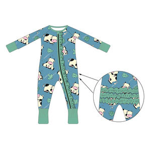 Высококачественная детская одежда из бамбука на заказ: боди для малышей, короткие боди, одежда для новорожденных девочек, детские ромперы, детские комбинезоны - Product Image 5