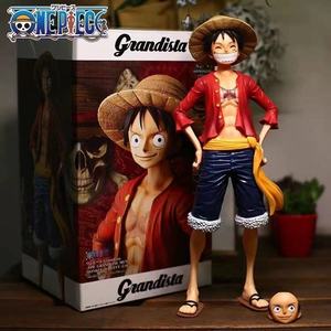 <span class=keywords><strong>Action</strong></span> <span class=keywords><strong>Figure</strong></span> in PVC di Luffy da Anime Giapponese per Ragazzi, Giocattolo Cartoon di Alta Qualità 28cm con Confezione - Product Image 5