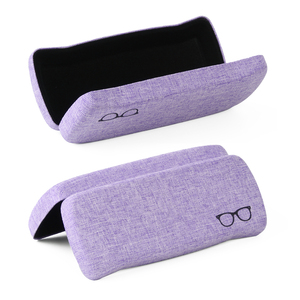 Brillen etui Multi Bright Color Leinen gewebe Oberflächen material Hartschalen-Brillen halter Aufbewahrung koffer - Product Image 6