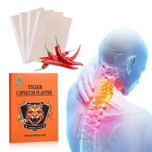 China supplier anti rheumatism plaster back pain relief patch tiger capsicum plaster