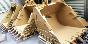 Nouvelle benne d'excavatrice sur chenilles jaune XPower avec garantie de 6 mois pour les modèles PC200 PC200-8 PC210-8 - Product Image 4