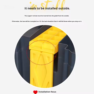 50L 100L bước vào thùng rác có thể chân đạp Nhựa thùng rác bin với bìa cho nhà hàng khách sạn Công Nghiệp Làm Sạch sử dụng - Product Image 5