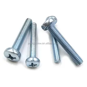 Stainless Steel and Carbon Steel Pan Head Machine Screws Essential Product Type for Various Applications