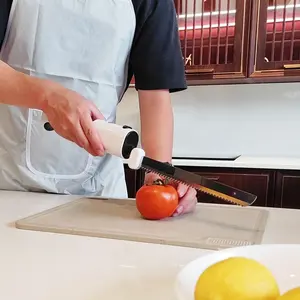 Kitchen Steak Carving Picnic Serrated Bbq Sets Meat Ham Bread Slicer Cutter Turkey Slicing Knives Electric Fillet Knife