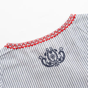 Chemises à manches courtes personnalisées pour jeunes filles, vêtements décontractés de marque, provenant d'une usine chinoise en gros - Product Image 5