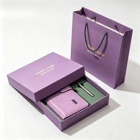 Boîte-cadeau personnalisée avec logo d'usine, emballage avec inserts en éponge, boîte en papier magnétique haut de gamme personnalisée avec sac pour entreprise ou cadeau